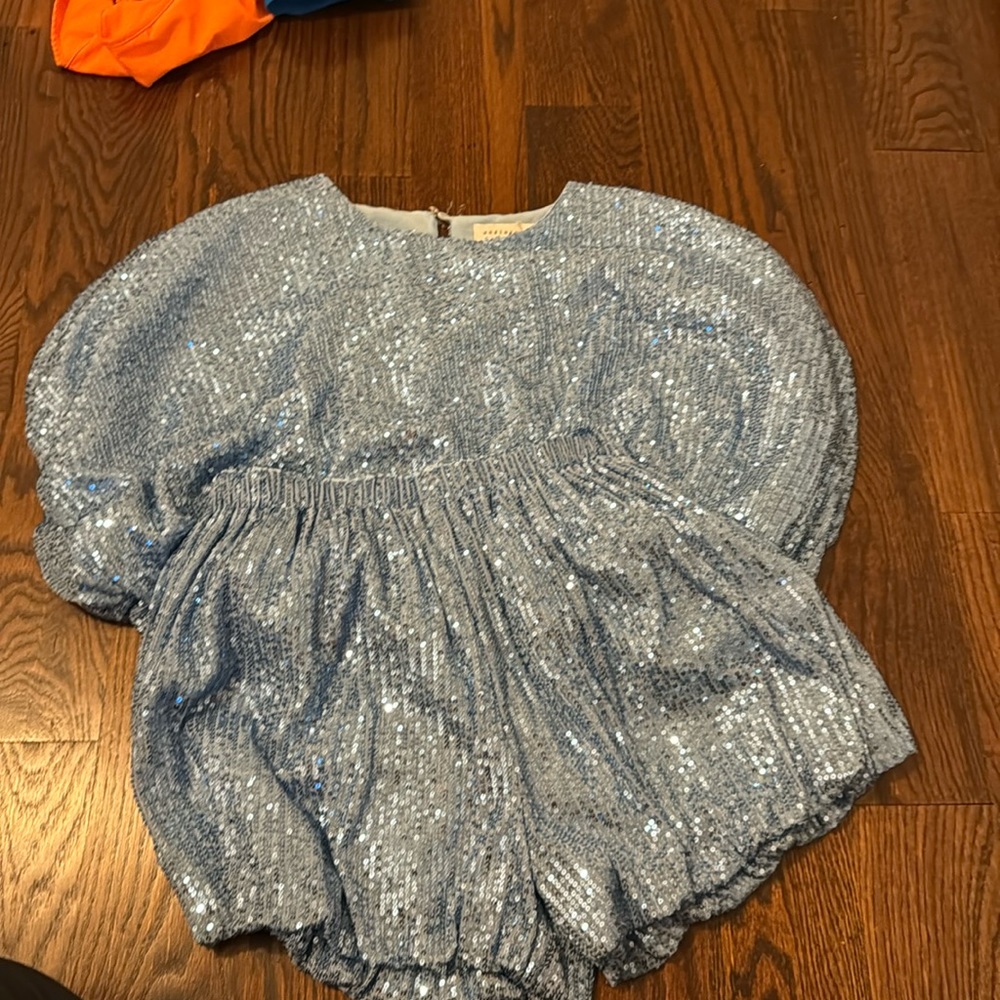 Endless rose blue sparkle set